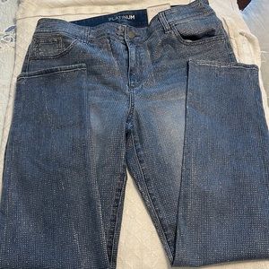 Women’s Chico Platinum Metallic Dot Jegging jean
